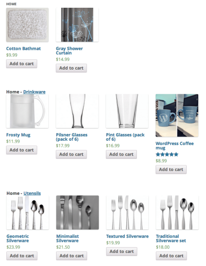 WooCommerce Nested Category Layout - Category Page