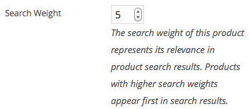 Fine-tune Search Relevance with Search Weights for Products and Product Categories.
